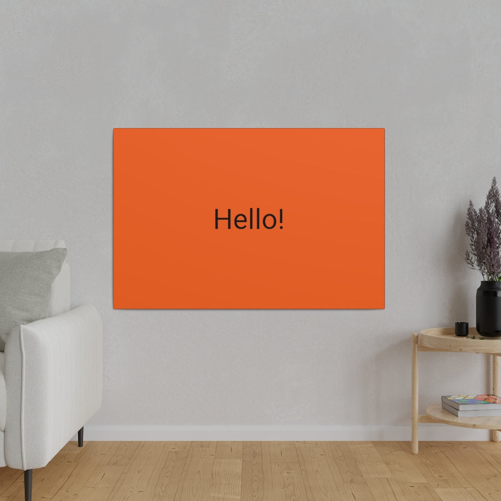 Matte Canvas, Stretched