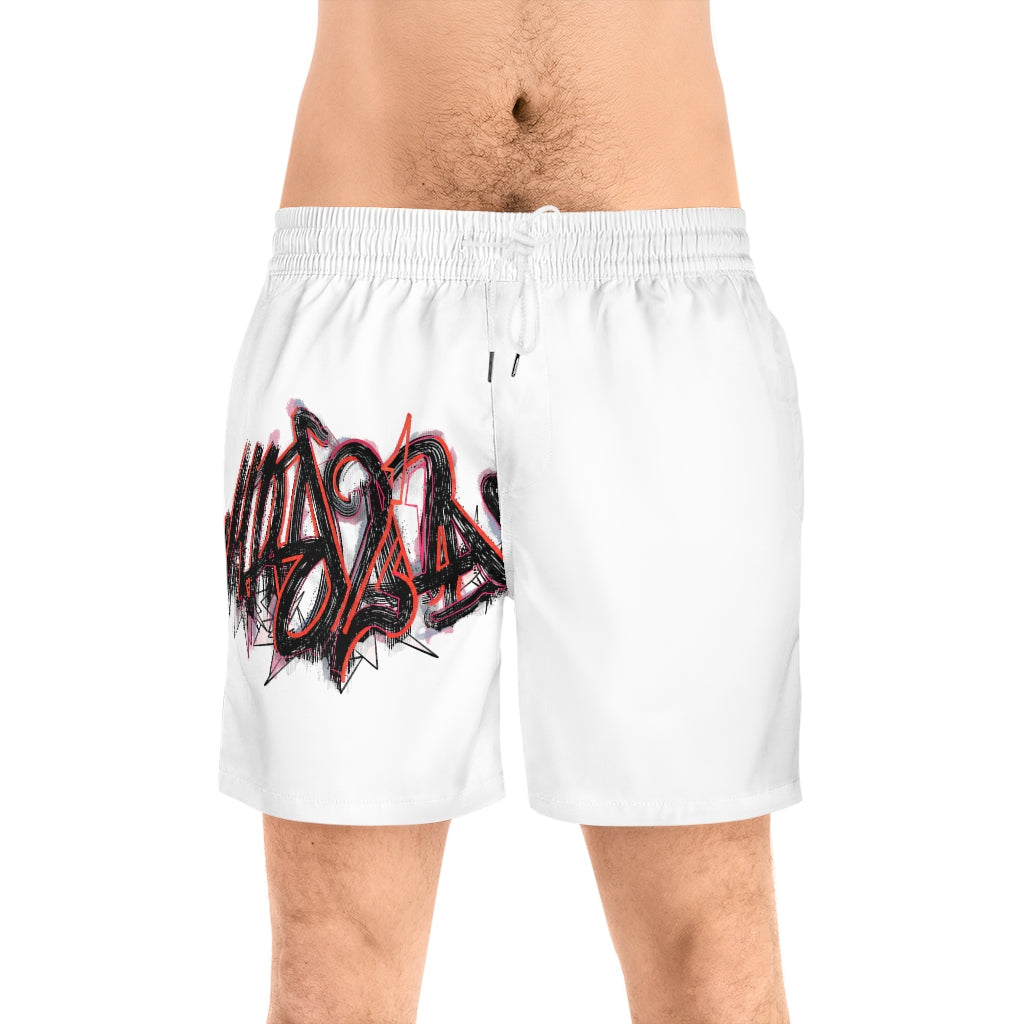 Men's Mid-Length Swim Shorts (AOP)