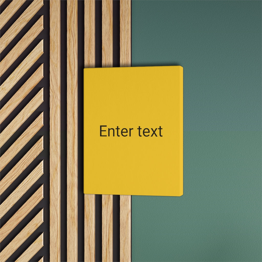 Satin Canvas Stretched