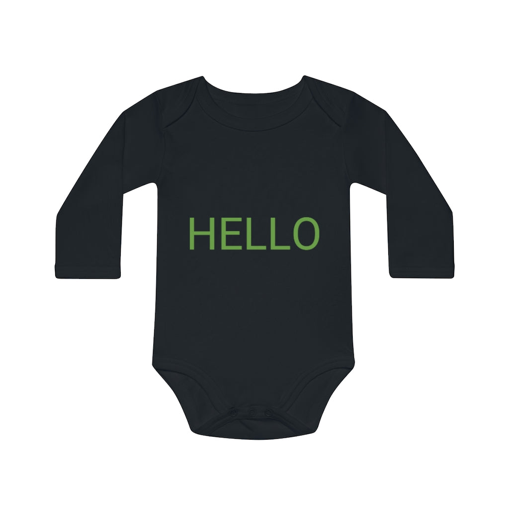 Baby Long-Sleeve Organic Bodysuit