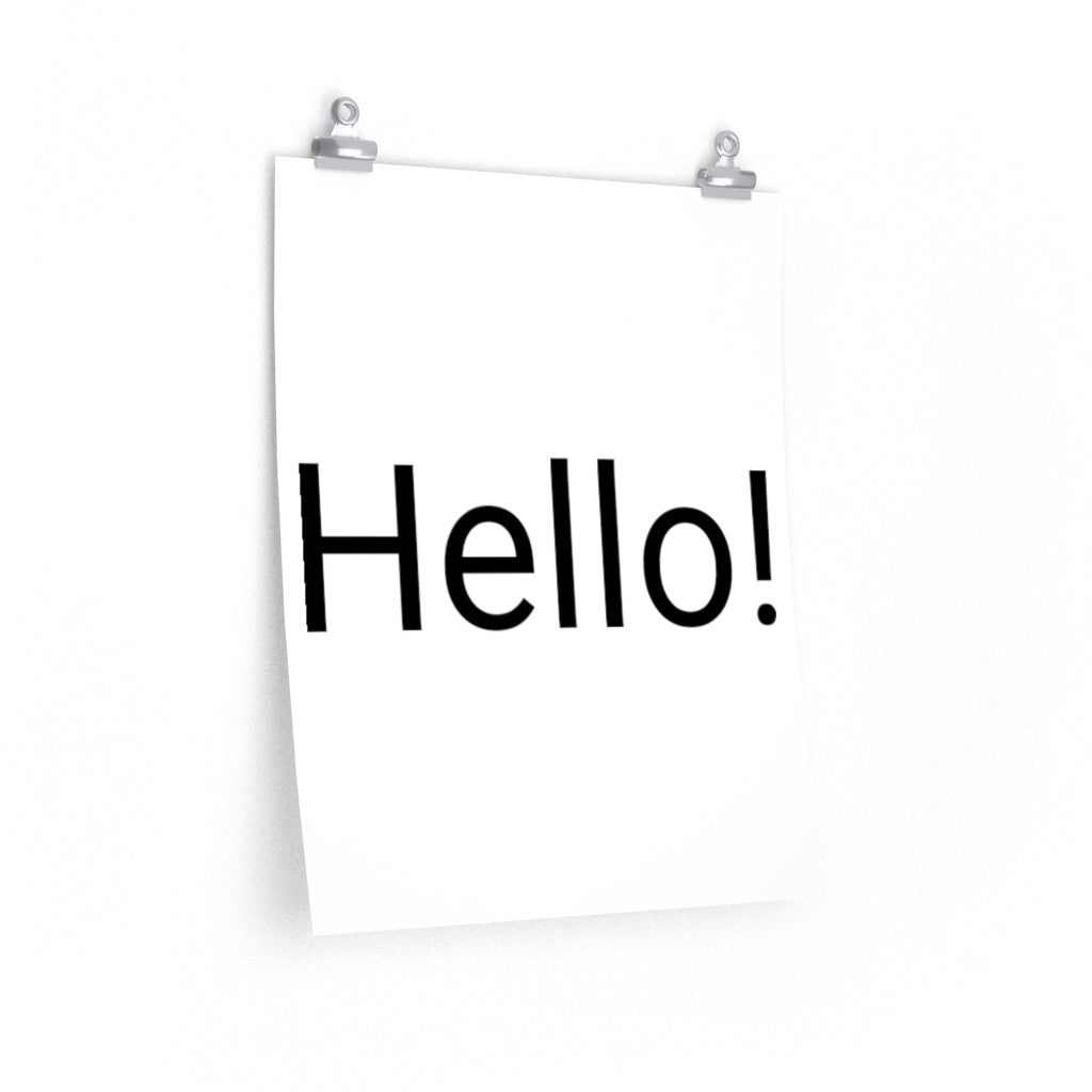 Premium Matte vertical posters