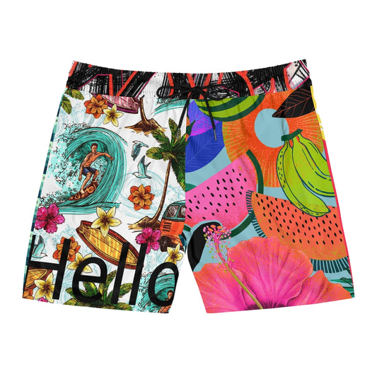 Men's Mid-Length Swim Shorts (AOP)