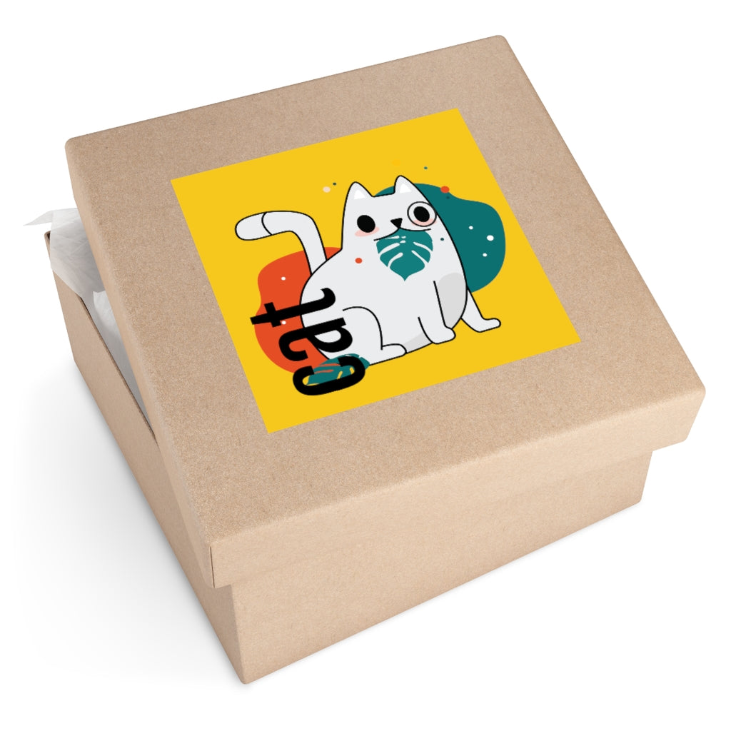 Square Stickers, Indoor/Outdoor