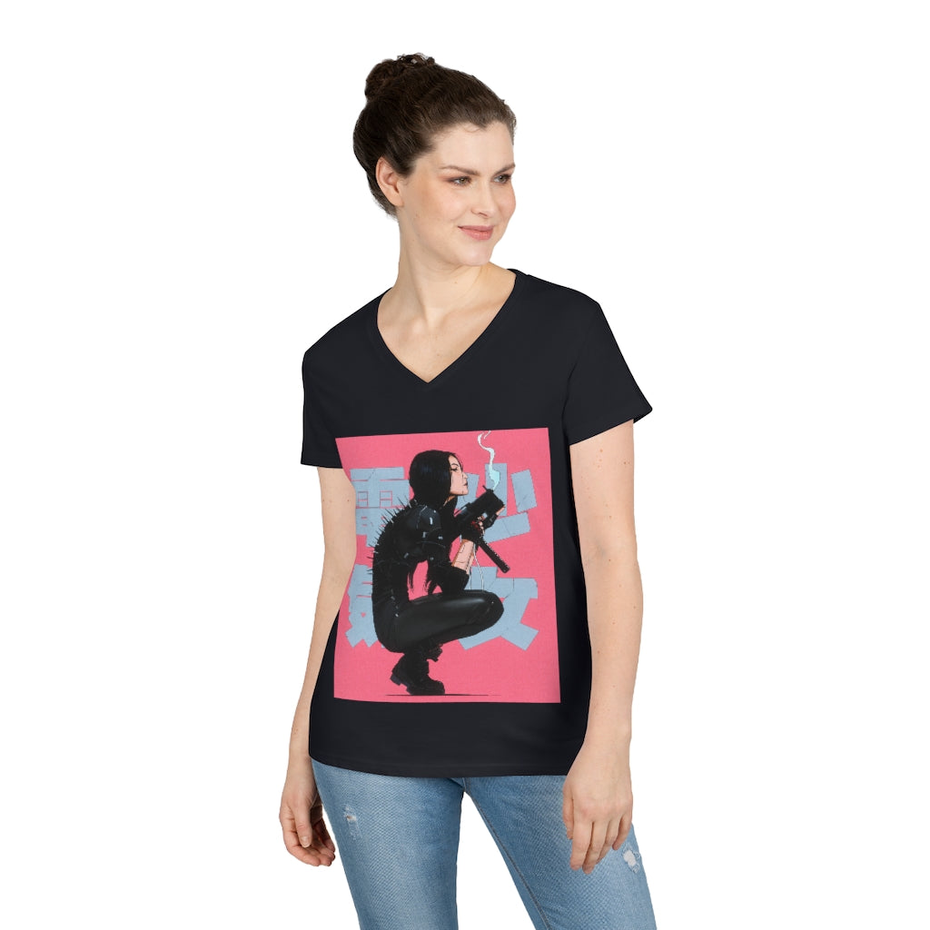 Ladies' V-Neck T-Shirt