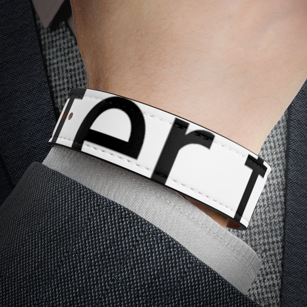 Vegan Leather Wristband