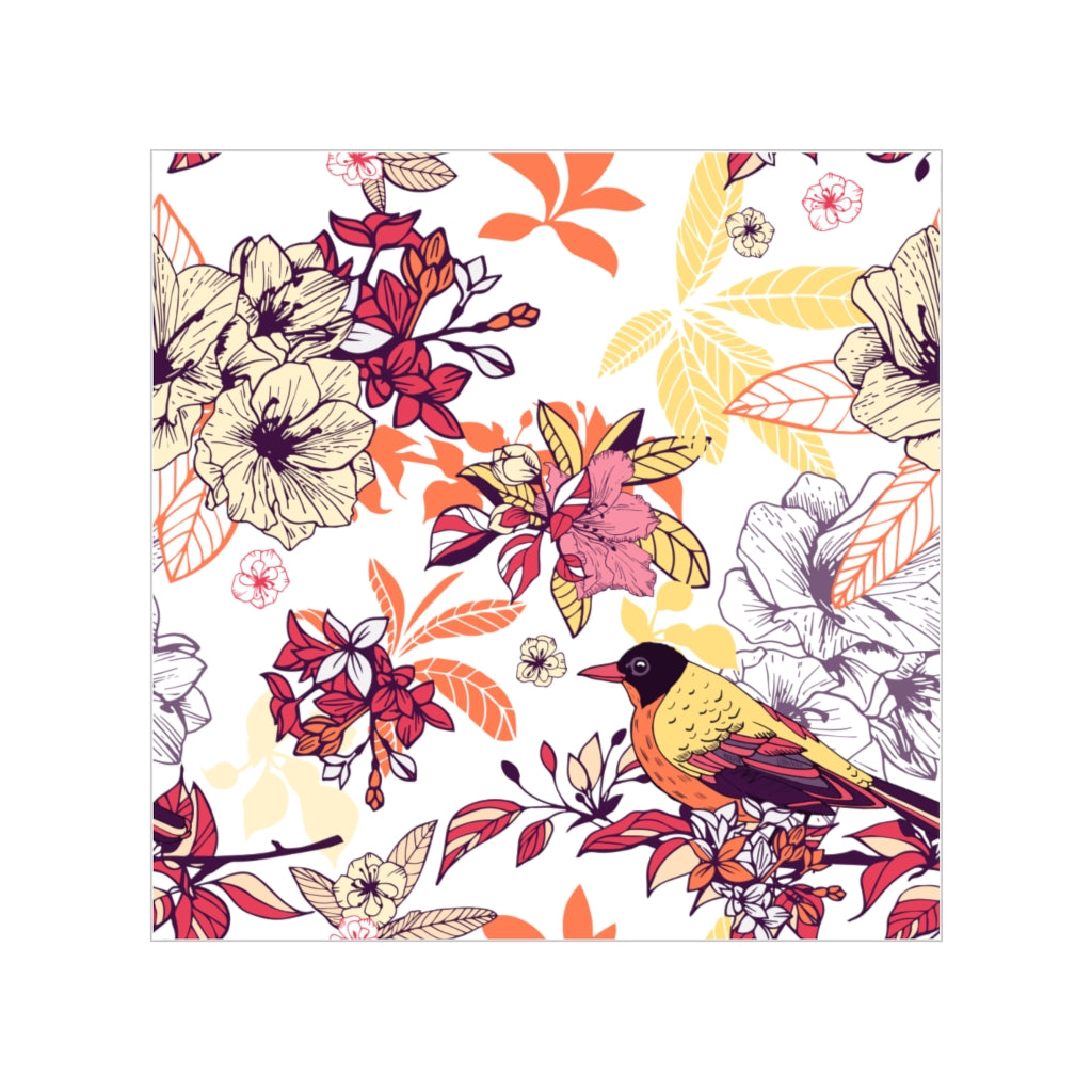 Transparent Outdoor Stickers, Square