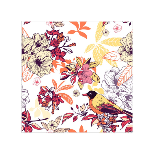 Transparent Outdoor Stickers, Square