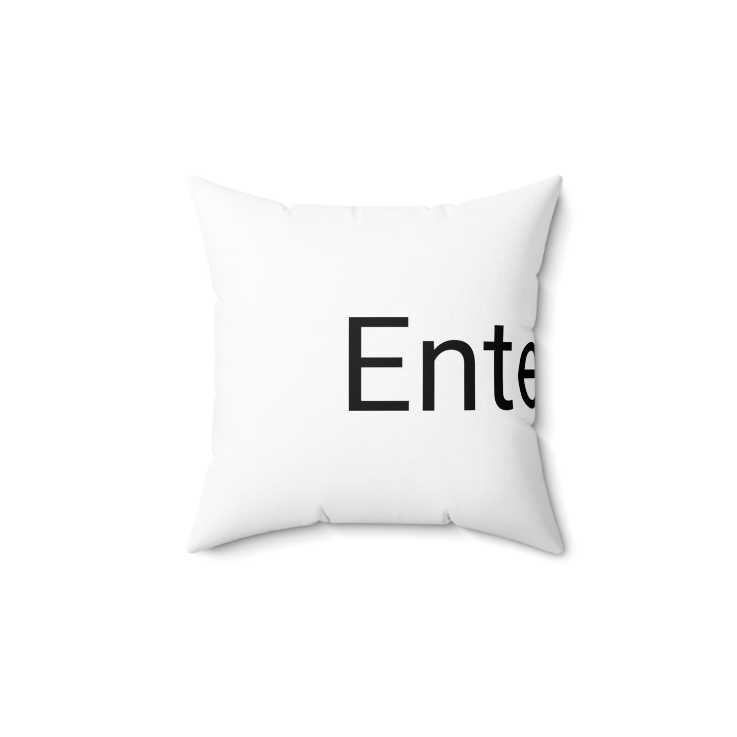 Faux Suede Square Pillow