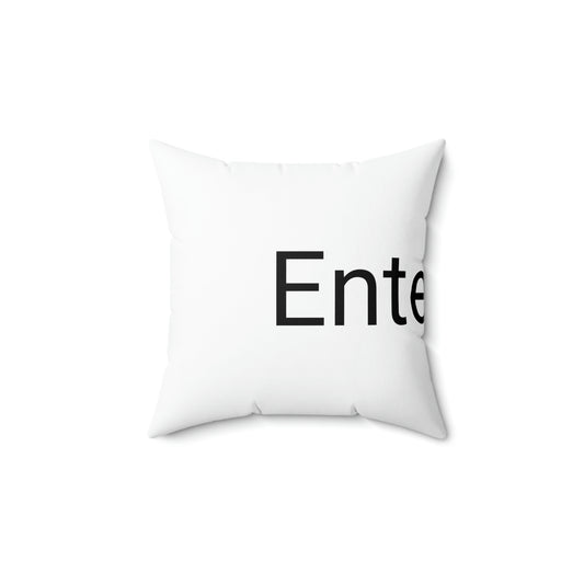 Faux Suede Square Pillow