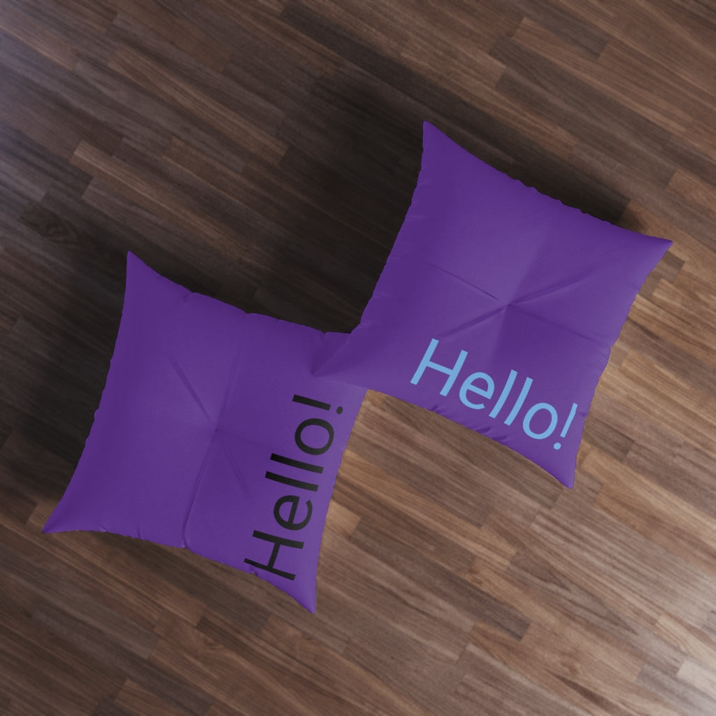 Tufted Floor Pillow, Square