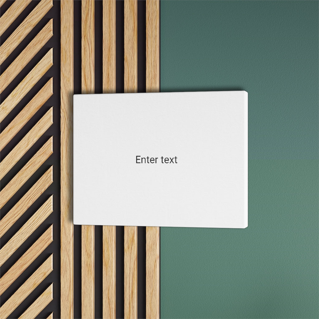 Satin Canvas Stretched