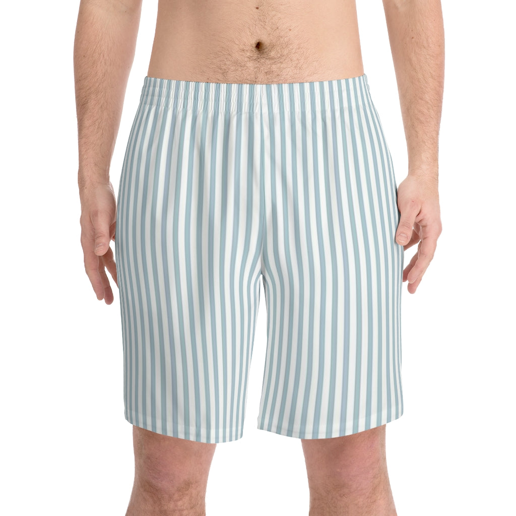 Men's Elastic Beach Shorts (AOP)