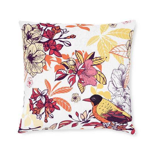 Square Pillow - White Back