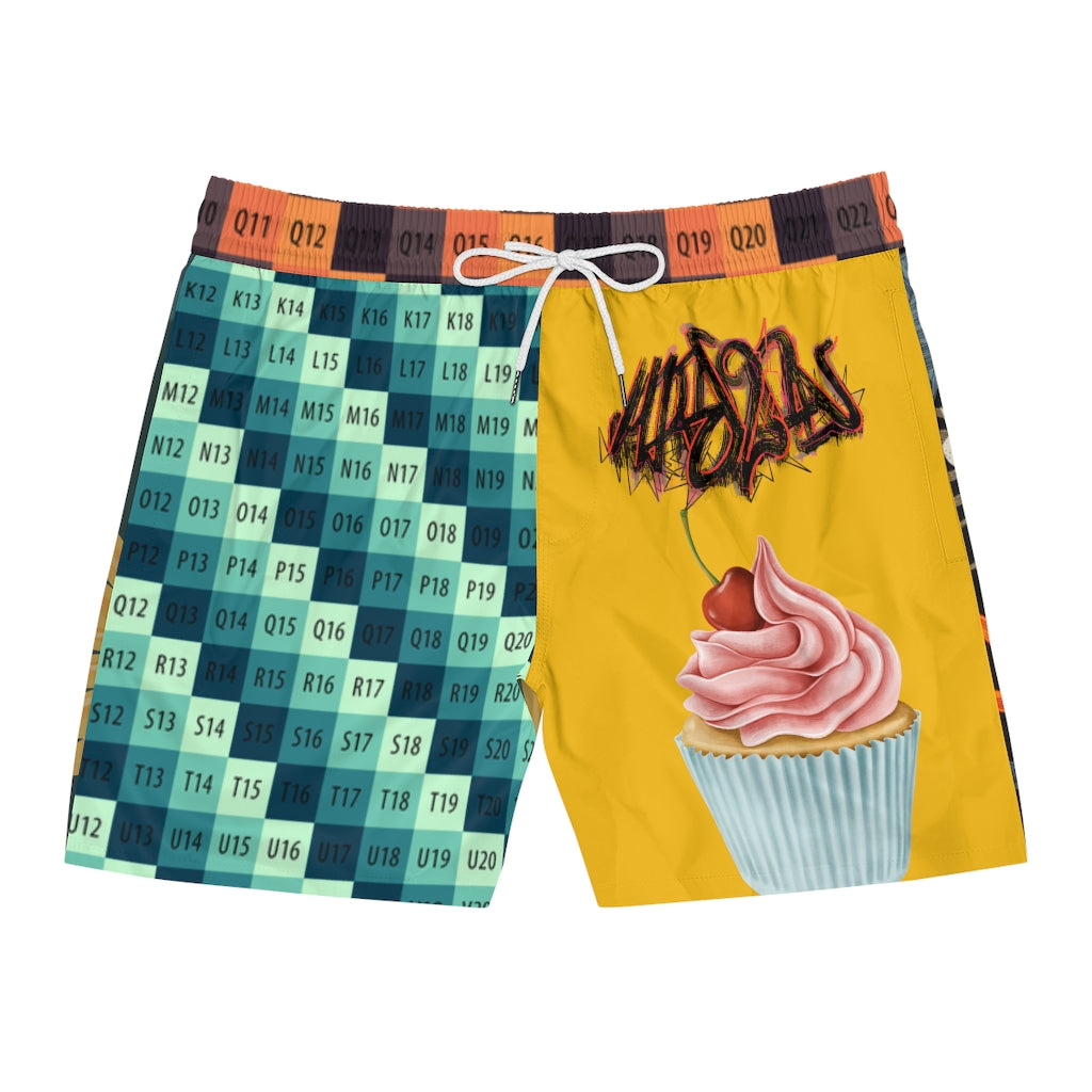 Men's Mid-Length Swim Shorts (AOP)