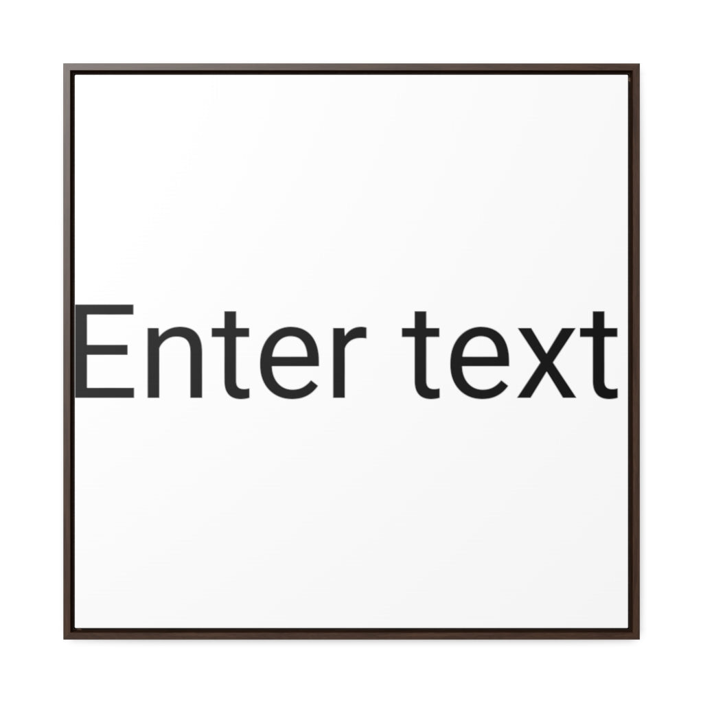 Gallery Canvas Wraps, Square Frame