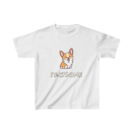 Pawsome Corgi Kids T-shirt