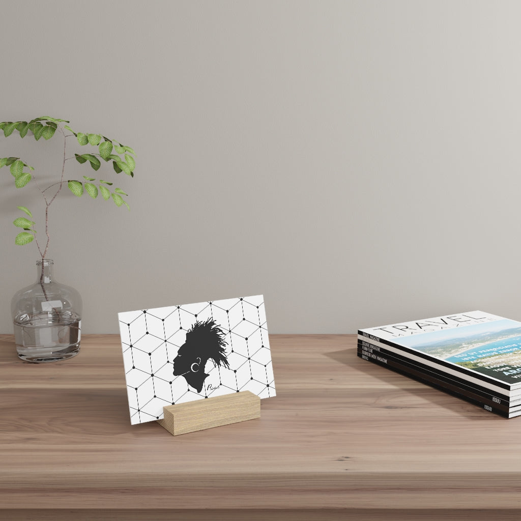 Gallery board with stand