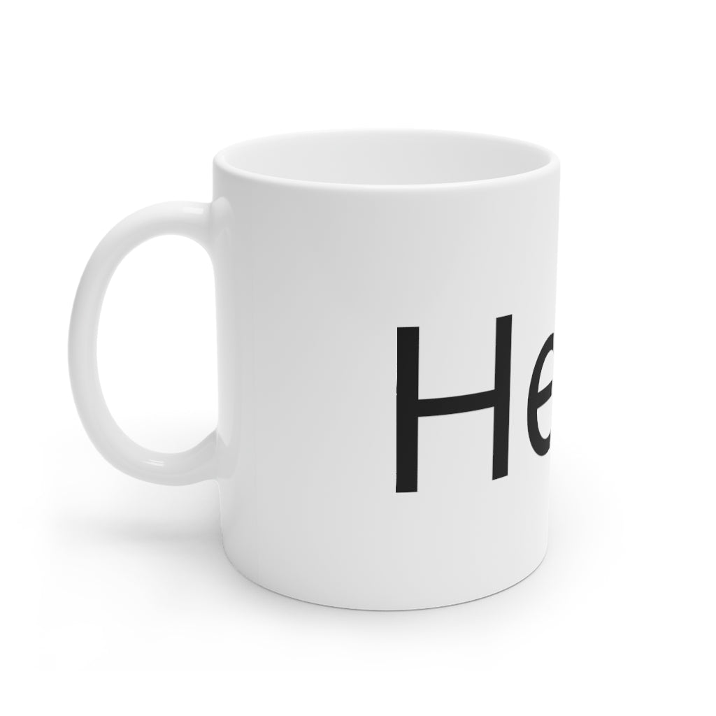 White Ceramic Mug, 11oz and 15oz