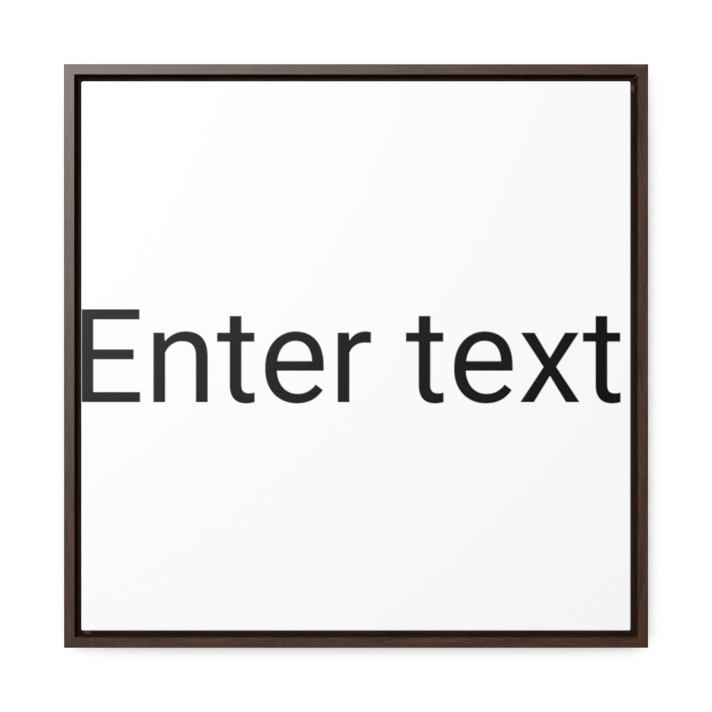 Gallery Canvas Wraps, Square Frame