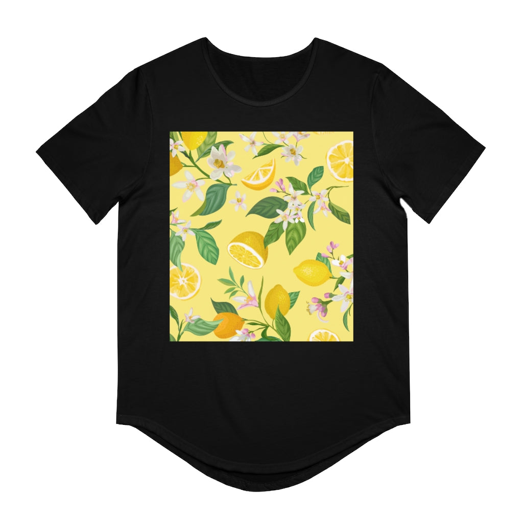 Men's Jersey Curved Hem Tee