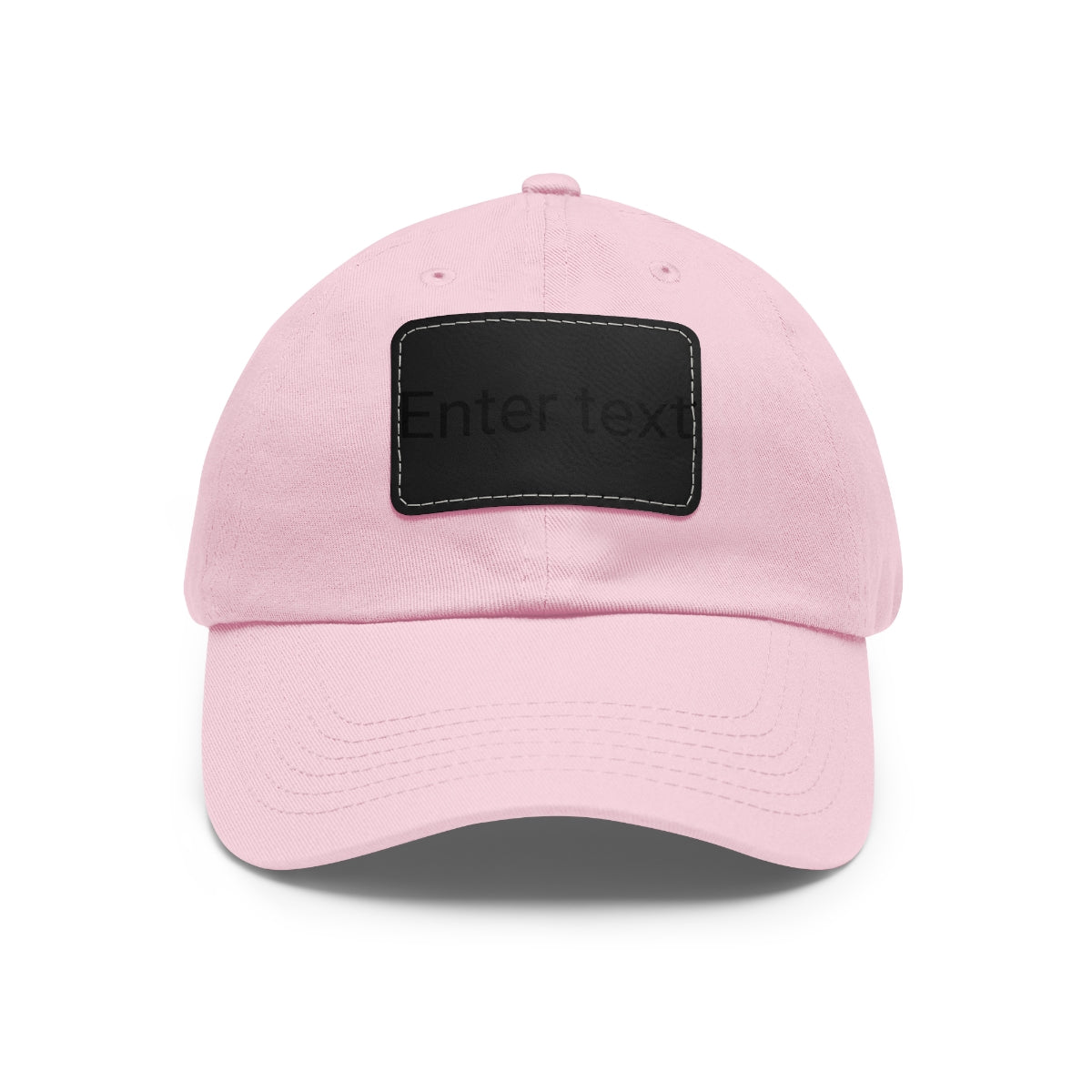 Dad Hat with Leather Patch