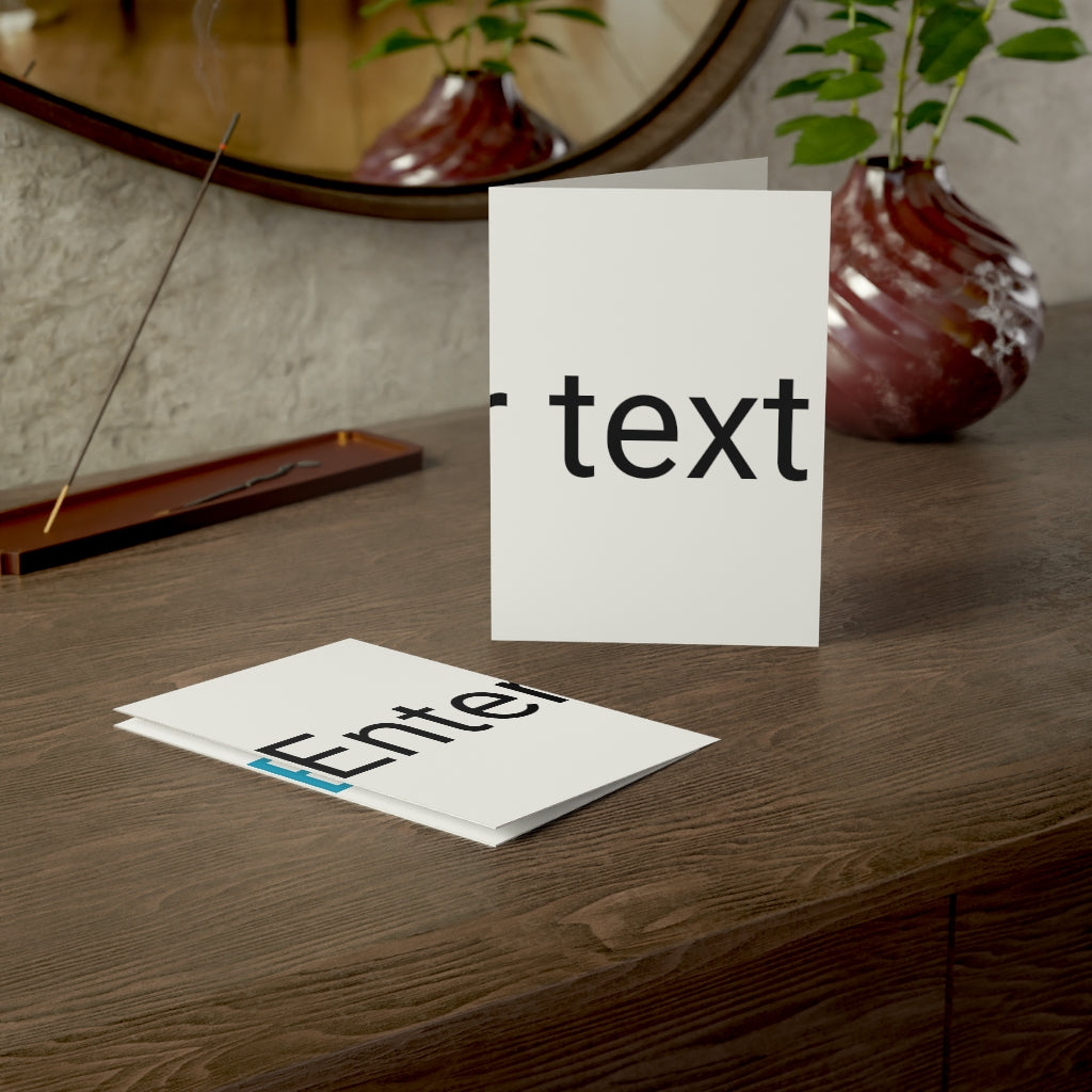 Folded Greeting Cards (1, 10, 30, and 50pcs)