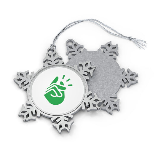 Pewter Snowflake Ornament