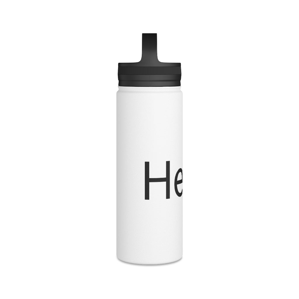 Stainless Steel Water Bottle, Handle Lid