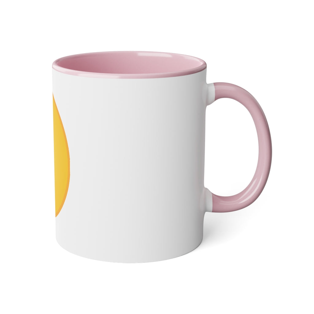 White Accent Mug, 11oz