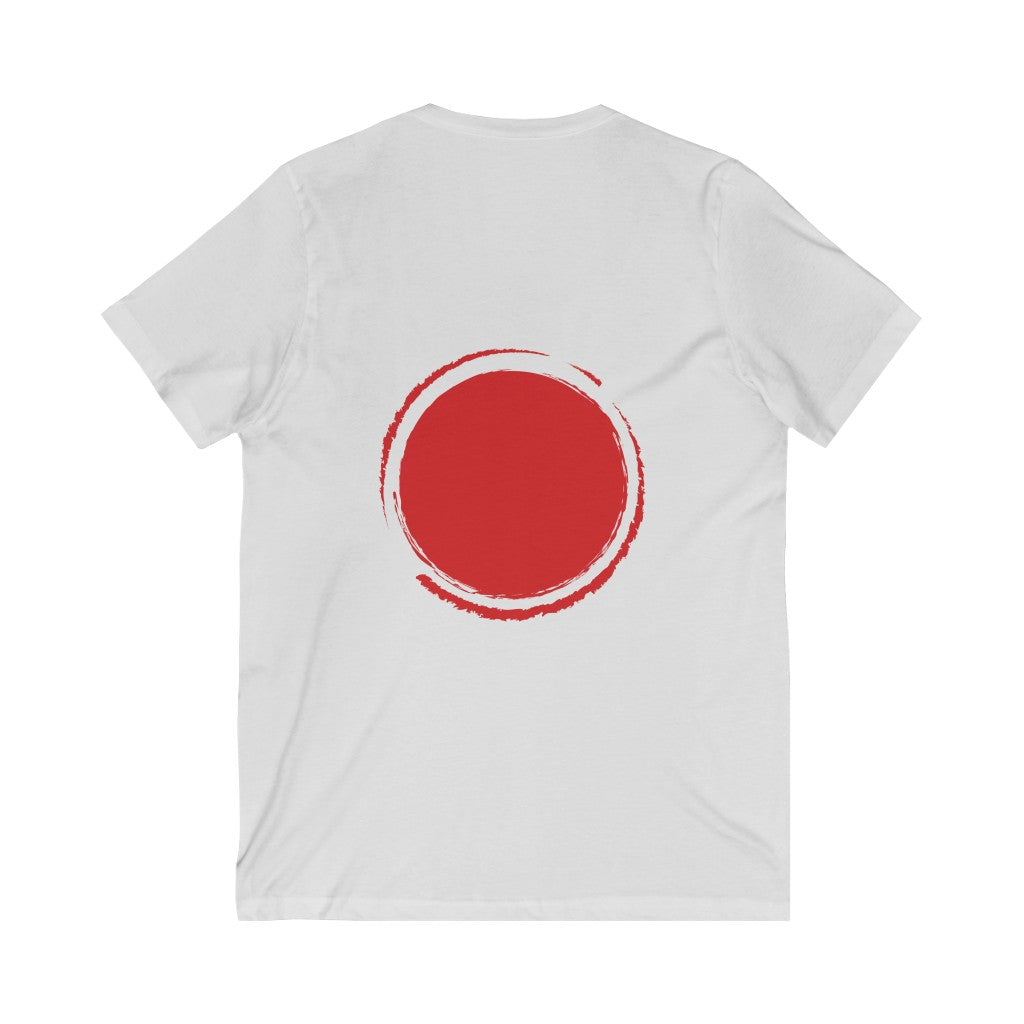 TEST - Unisex Jersey Short Sleeve V-Neck Tee