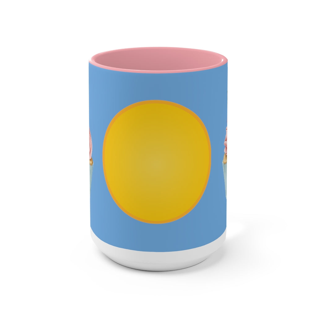 Two-Tone Coffee Mugs, 15oz