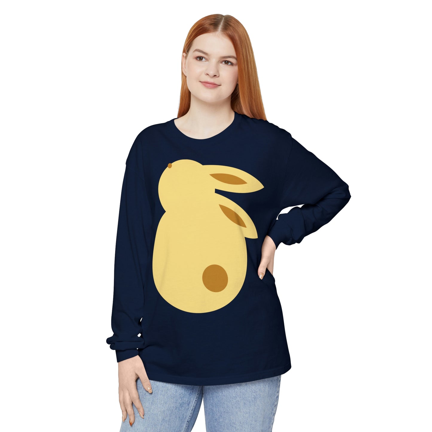 Unisex Garment-dyed Long Sleeve T-Shirt