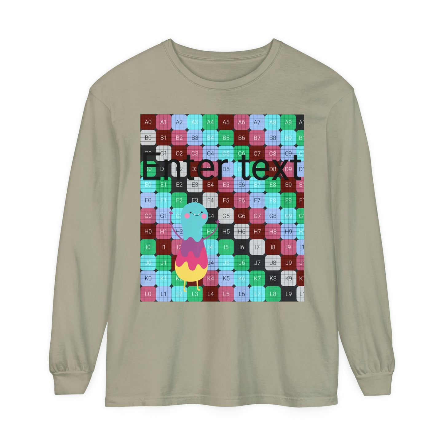 Unisex Garment-dyed Long Sleeve T-Shirt