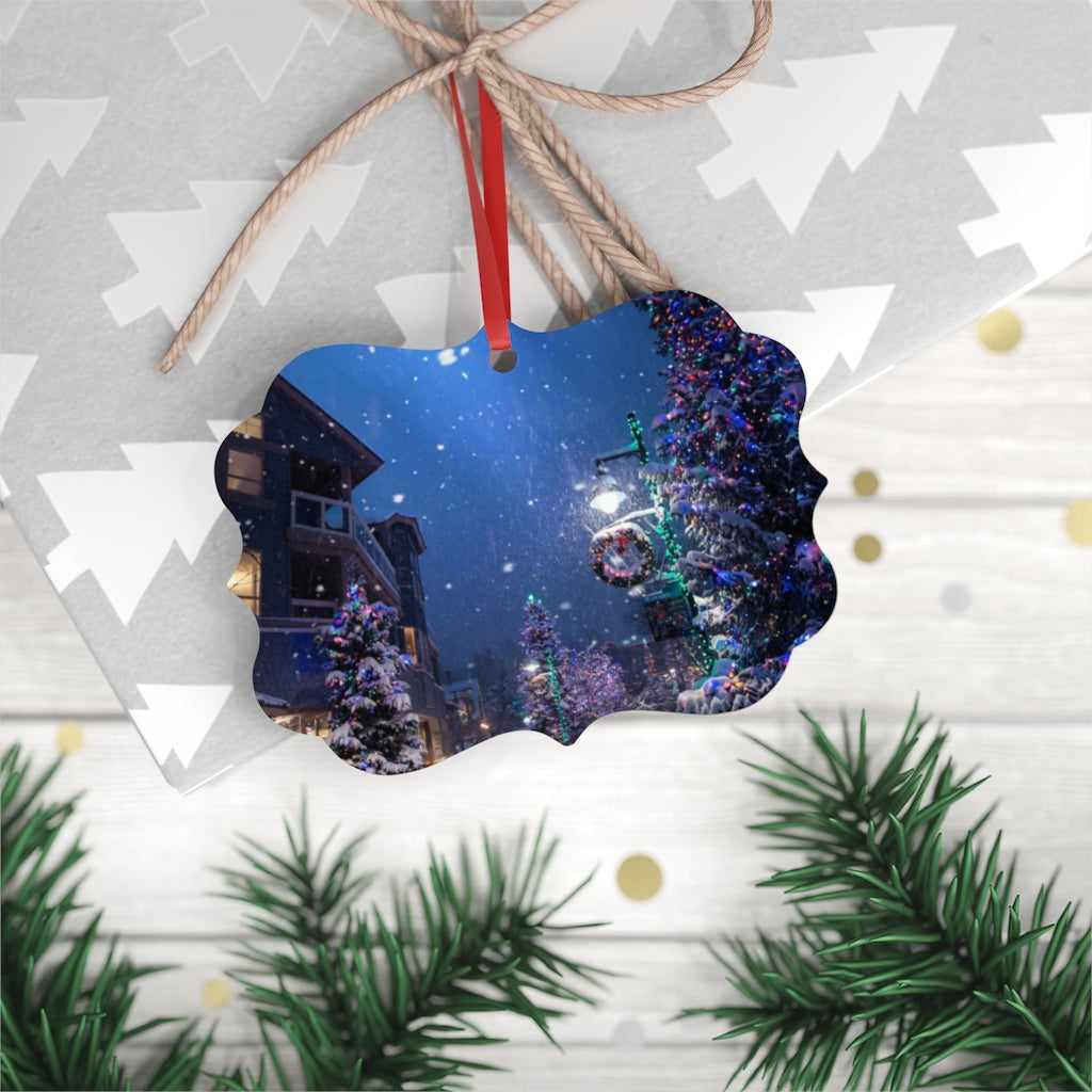 Metal Plaque Ornament