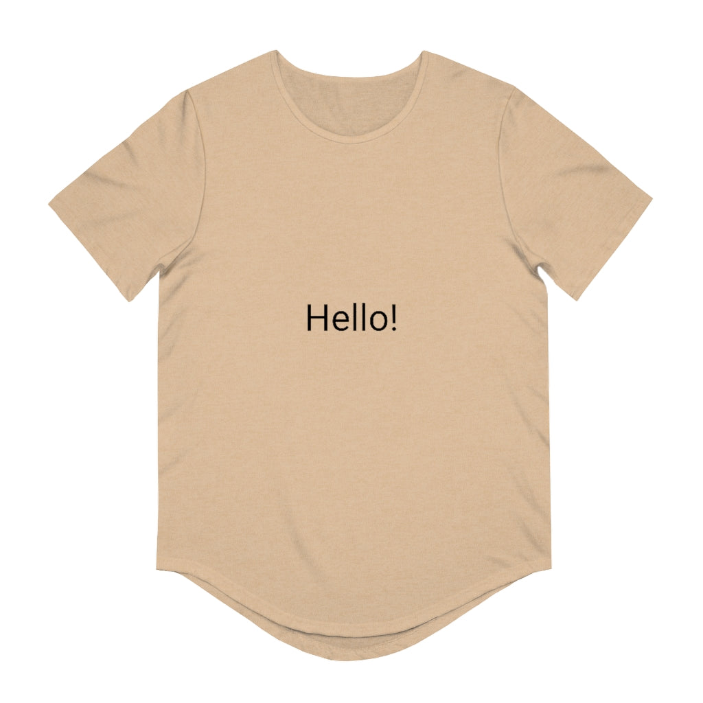 Men's Jersey Curved Hem Tee