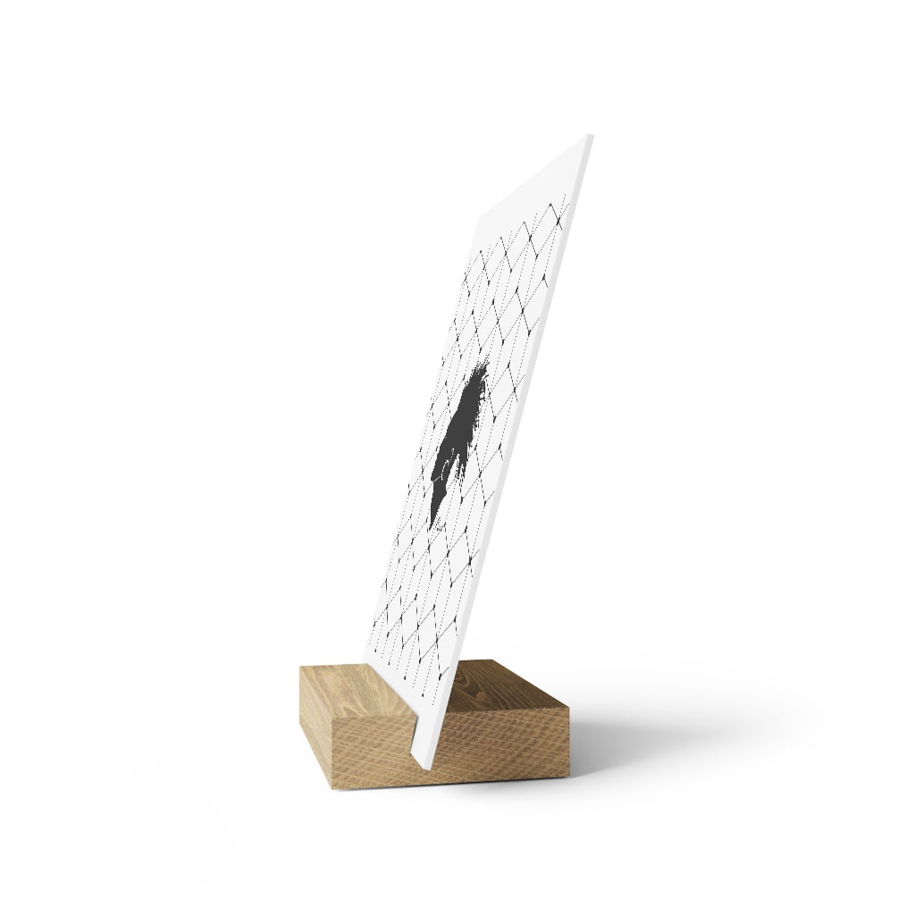 Gallery board with stand