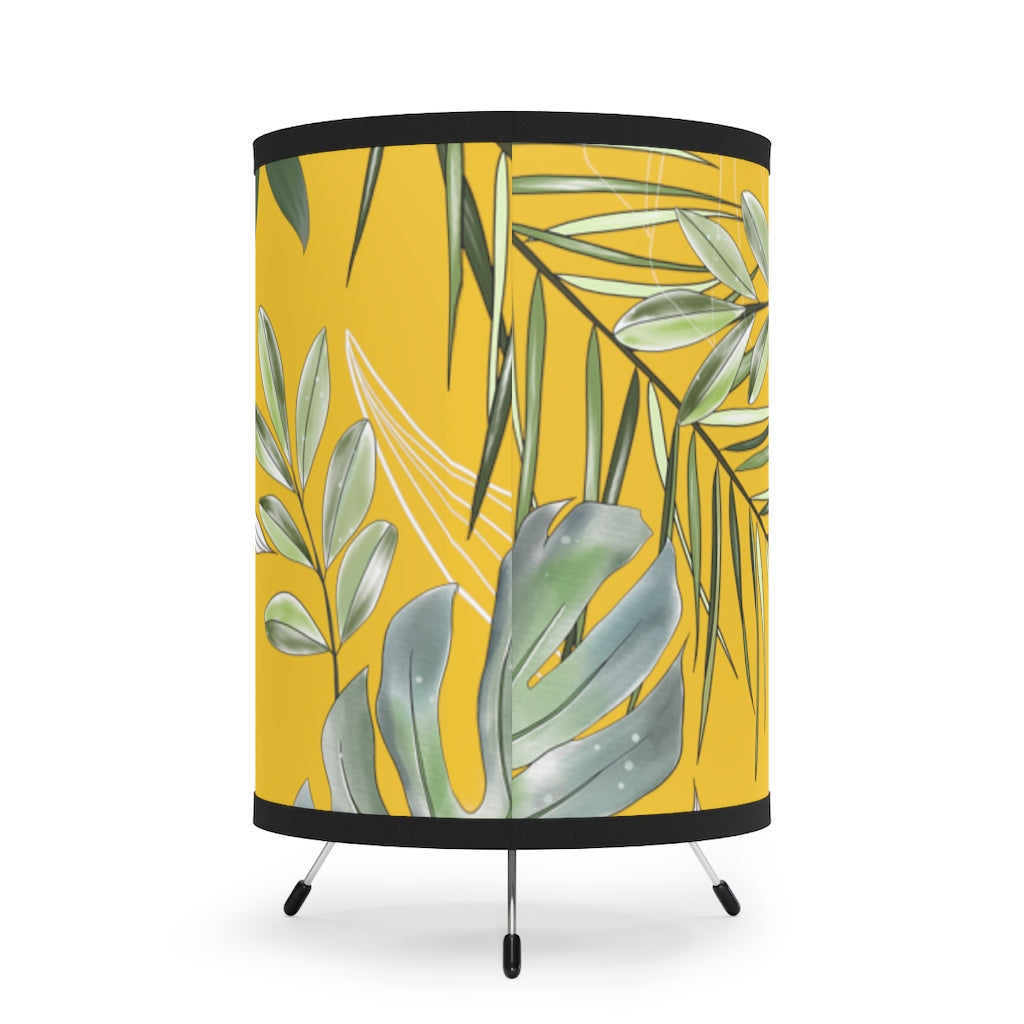 Tripod Lamp with Shades, Silver