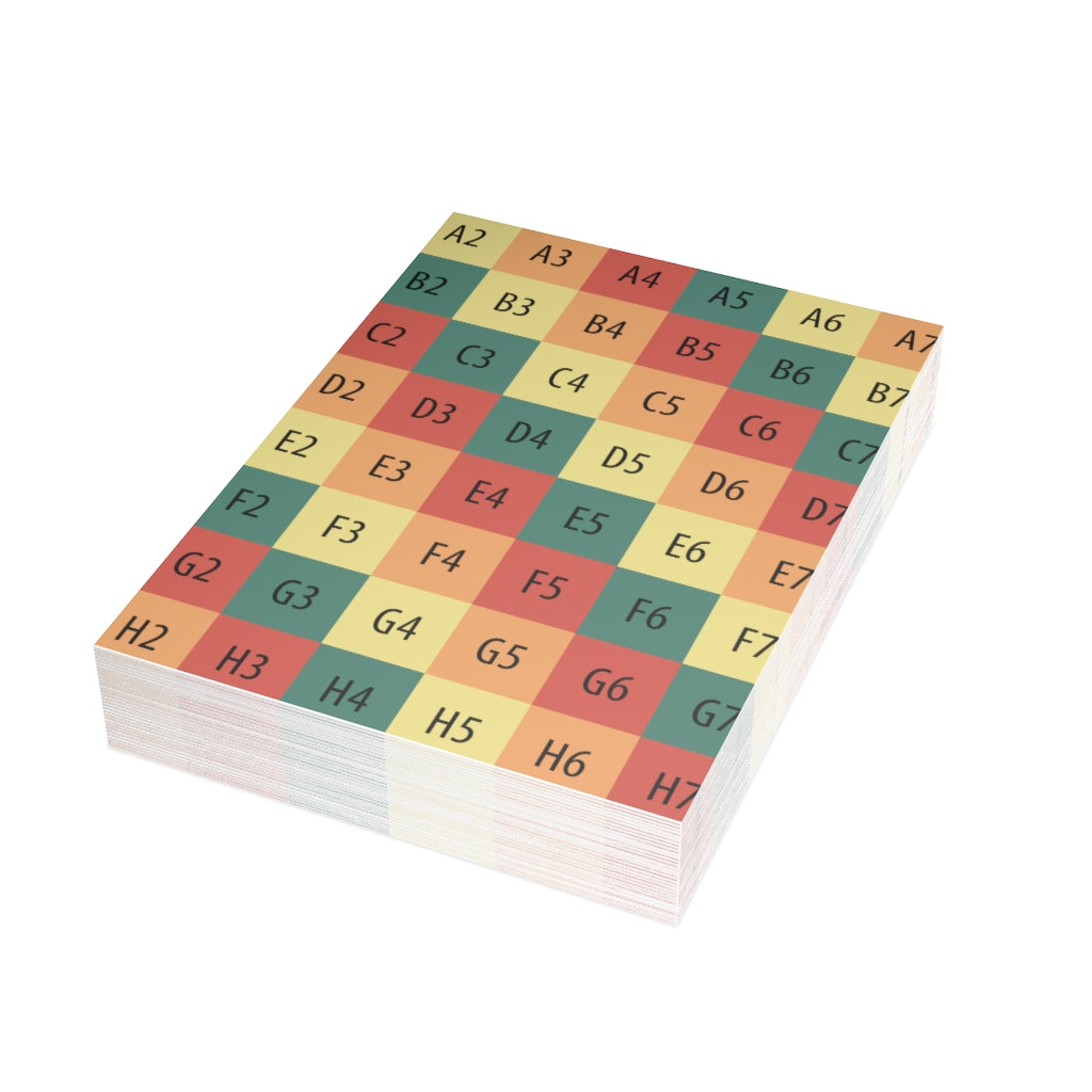 Unfolded Greeting Cards (10, 30, and 50pcs)