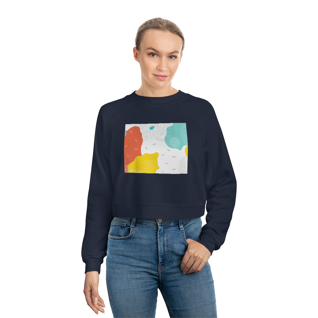 Women's Raglan Pullover Fleece Sweatshirt