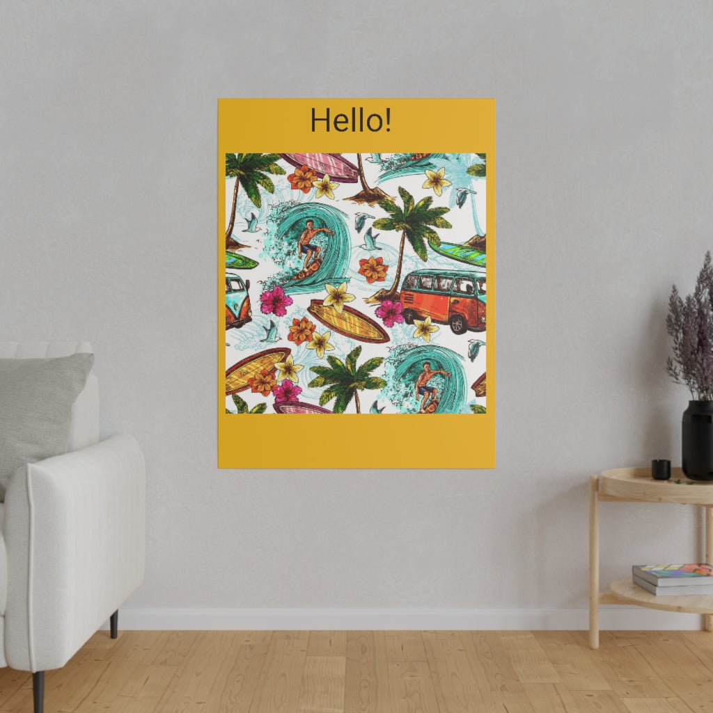 Matte Canvas, Stretched