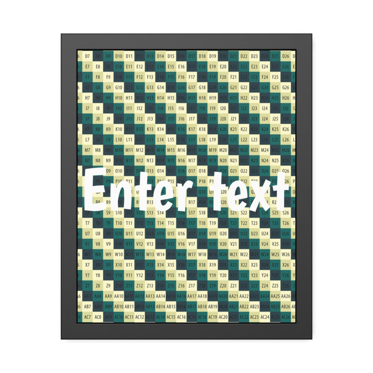 Framed Paper Posters