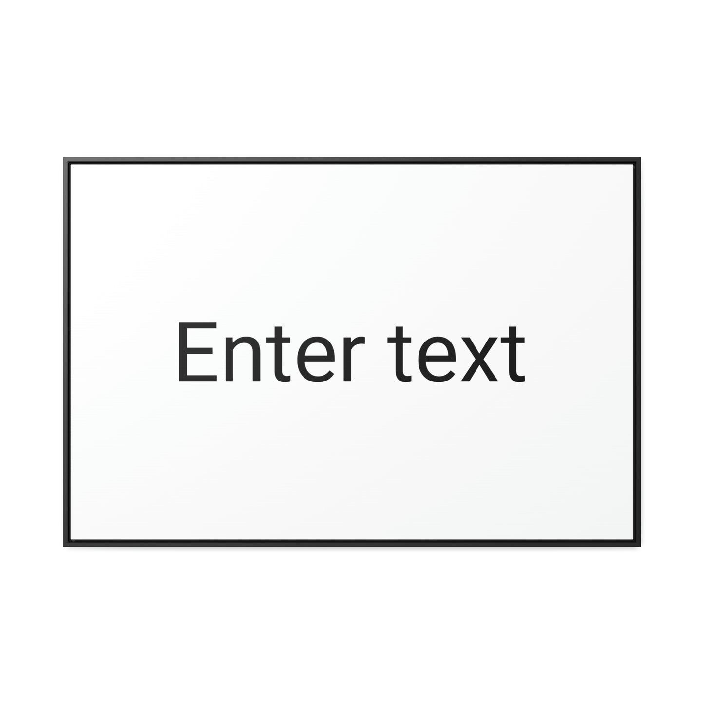 Gallery Canvas Wraps, Horizontal Frame