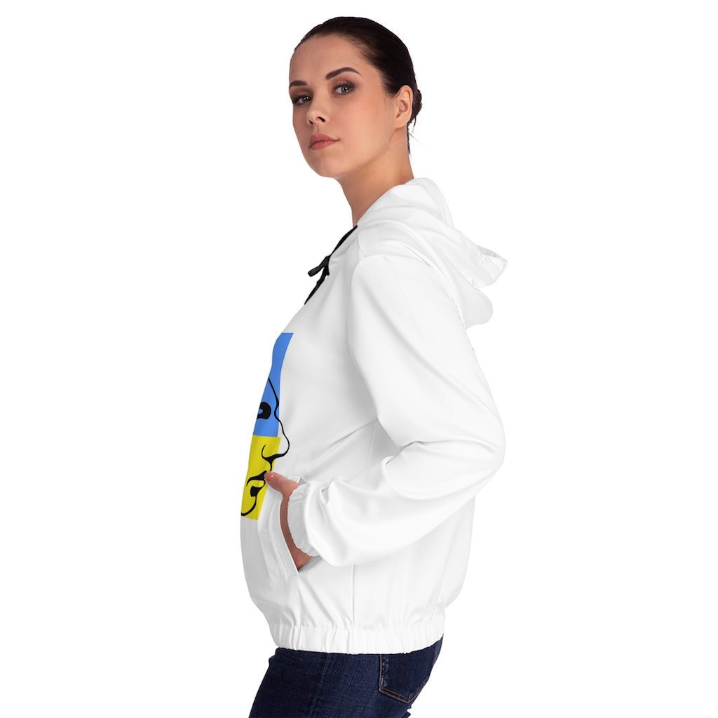 Women's AOP Full Zip Hoodie