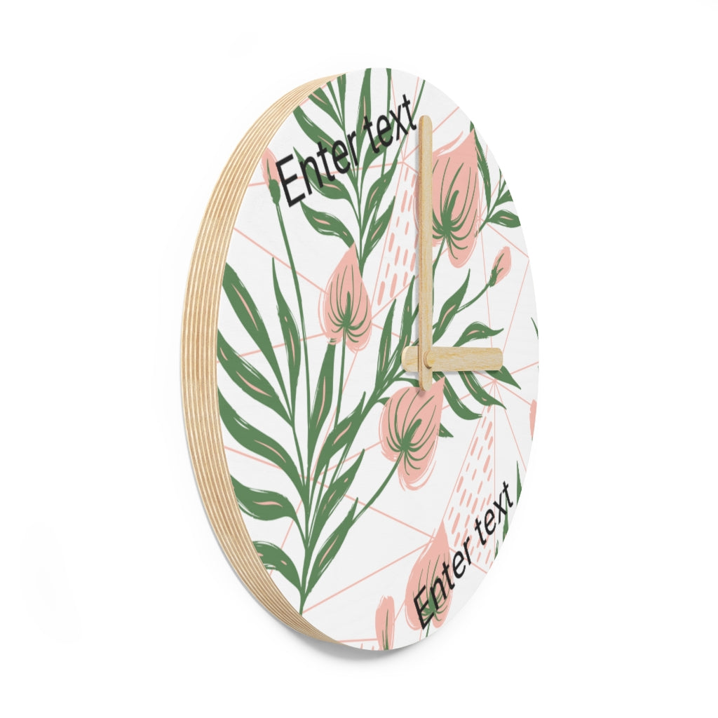 Wooden Wall Clock