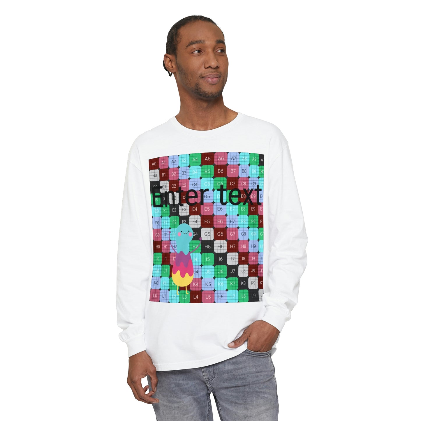 Unisex Garment-dyed Long Sleeve T-Shirt