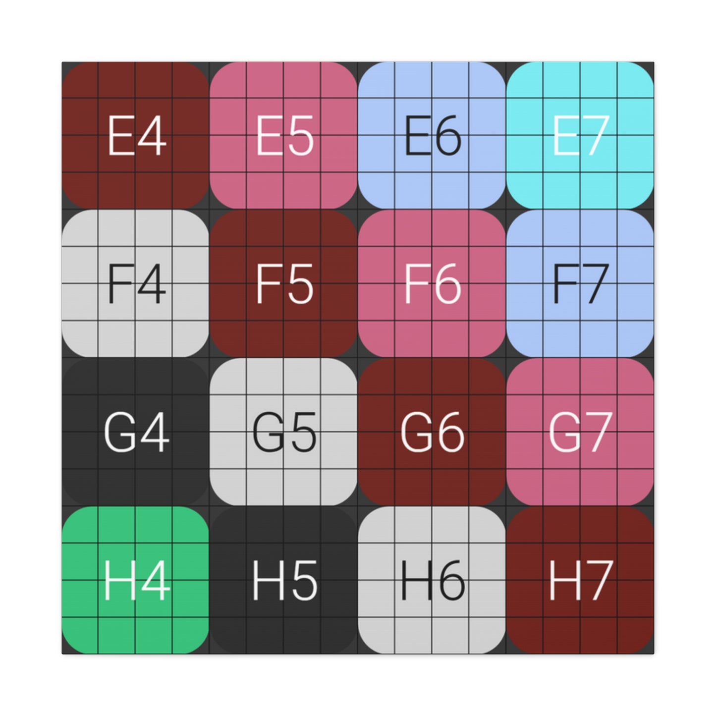 Matte Canvas, Stretched, 1.25"