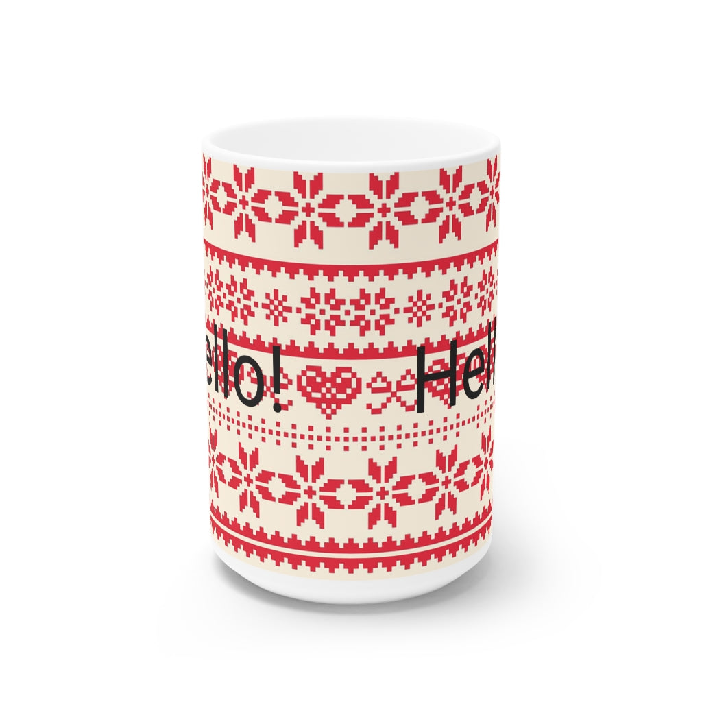 White Ceramic Mug, 11oz and 15oz