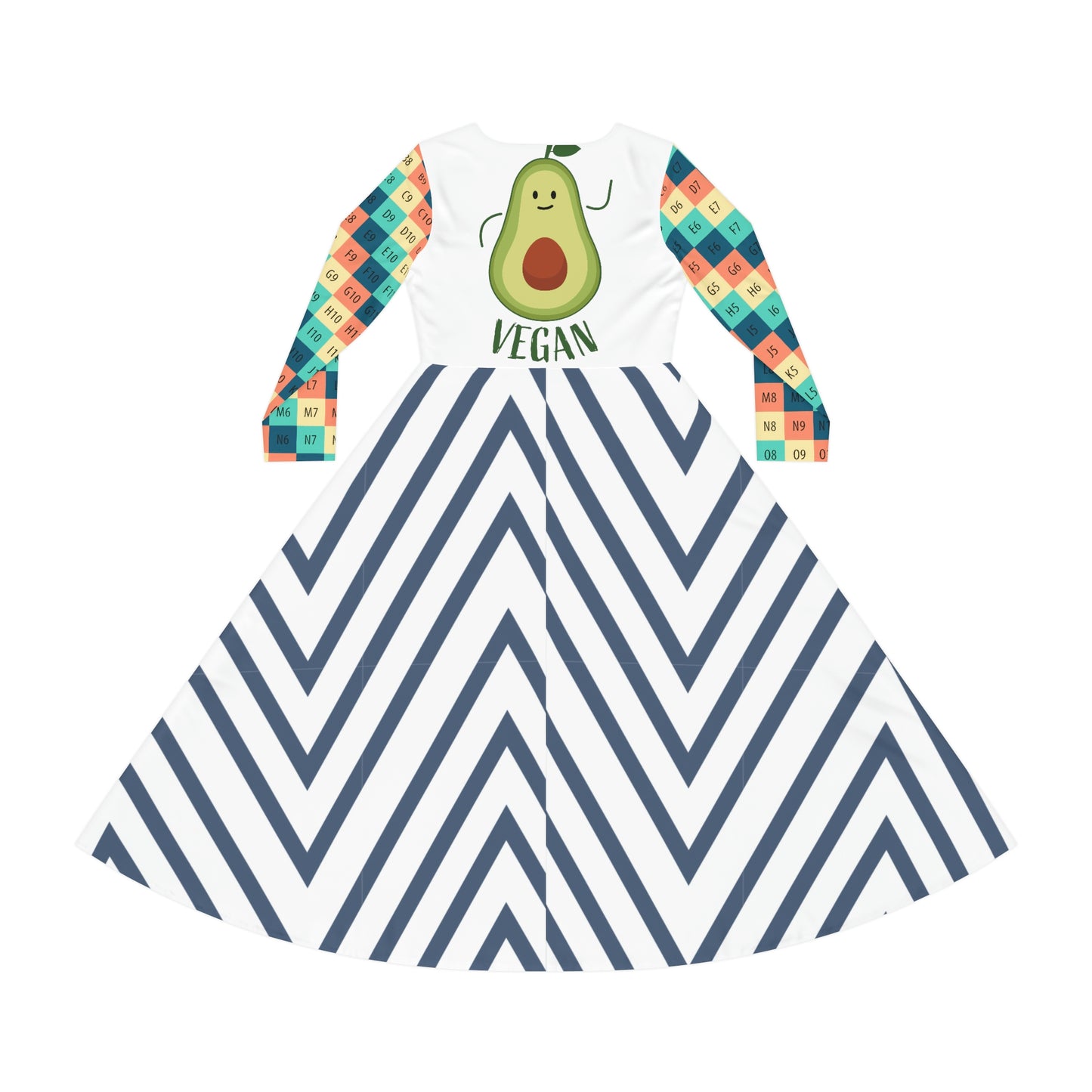 Women's Long-Sleeve Dance Dress