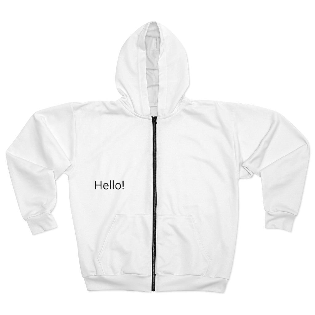 AOP Unisex Zip Hoodie