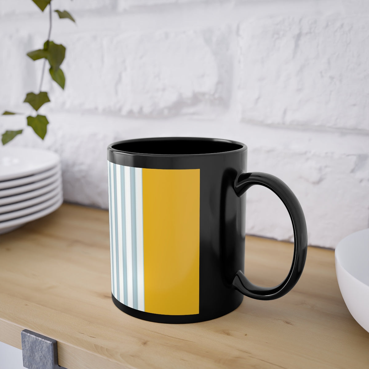 Black Coffee Cup, 11oz